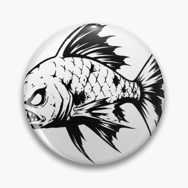 Item preview, Aggressive Monster Fish designed and sold by Ink8instinct.