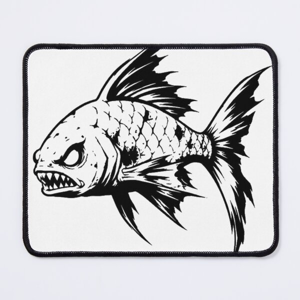 Item preview, Aggressive Monster Fish designed and sold by Ink8instinct.