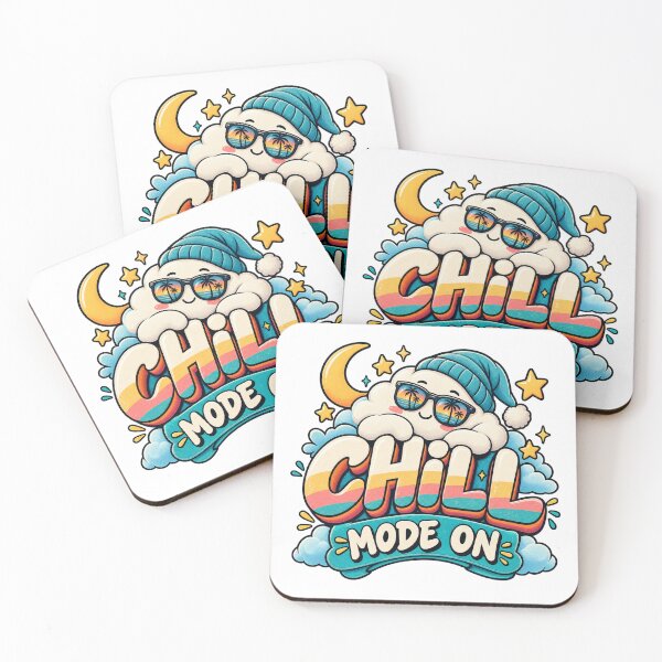 Item preview, Chill Mode On Retro Smiley – Sunny Vibes designed and sold by QueenStore-USA.