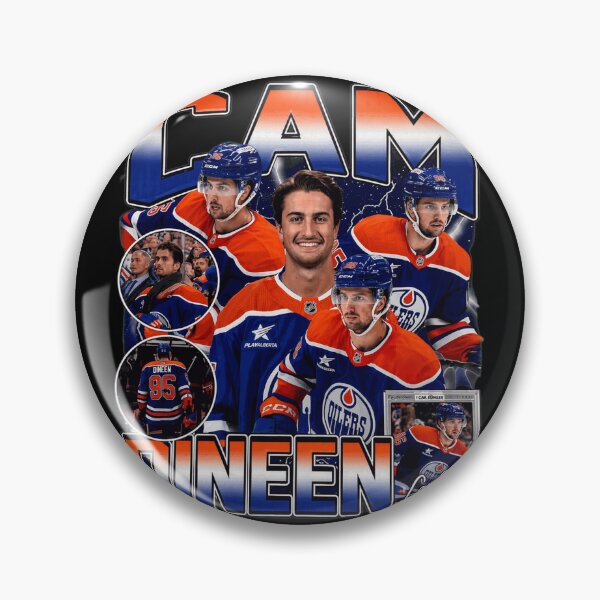 Item preview, Cam Dineen Edmonton Hockey Player Collage Graphic designed and sold by CharlesMe56267.