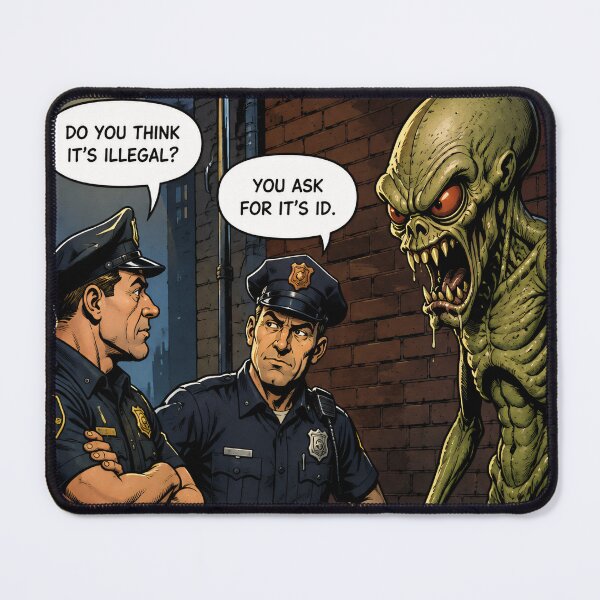 Item preview, Illegal Alien Comic Panel designed and sold by Moviebuff91.