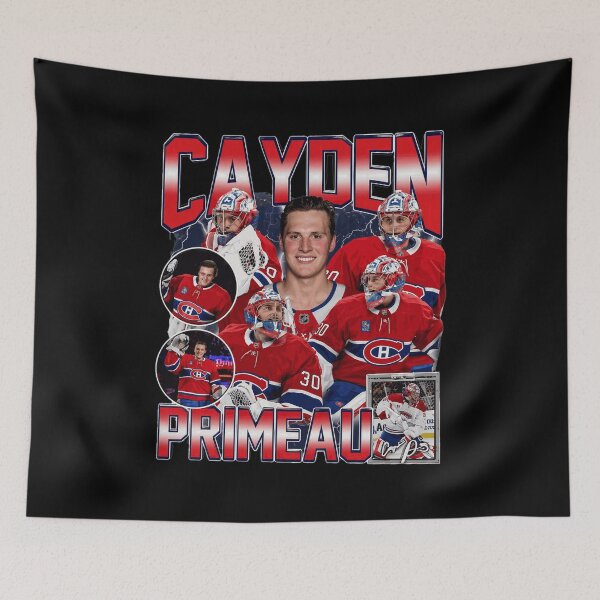 Item preview, Cayden Primeau Montreal Hockey Player Collage Graphic designed and sold by Christine59003.