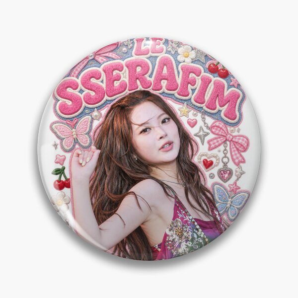 Item preview, Beautiful Hong Eunchae Wavy Dark Brown Hair Summer Vibe designed and sold by Valereekmerch.