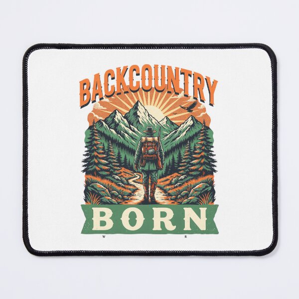 Item preview, Backcountry Hunting Shirt – Rugged Mountain Hunter Wilderness Design designed and sold by Mahilis.