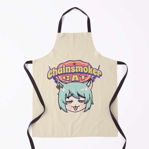 Item preview, Chainsmoker cat yani neko yaniko designed and sold by Morcawork.