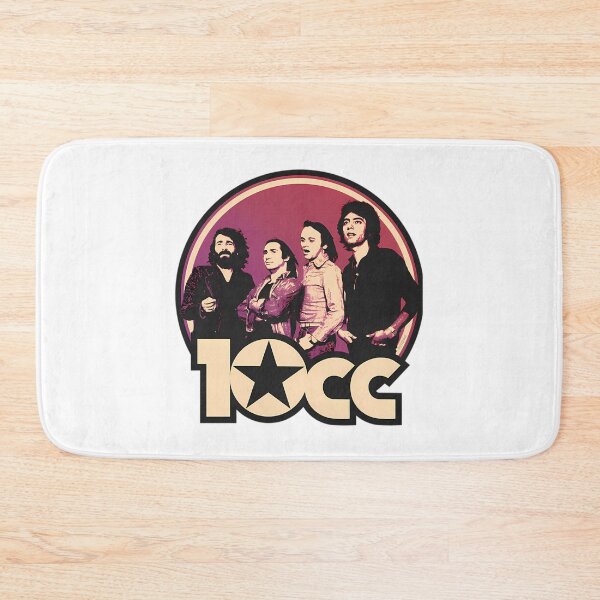 Item preview, 10cc Classic Rock Band Retro 70s Art Badge designed and sold by RakeshPatelArt.