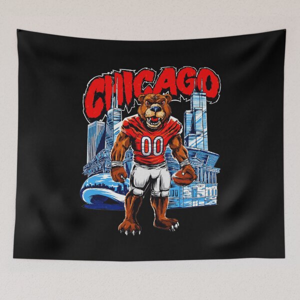 Item preview, Chicago Bear Football Mascot City Graphic designed and sold by Elizabeth68301.