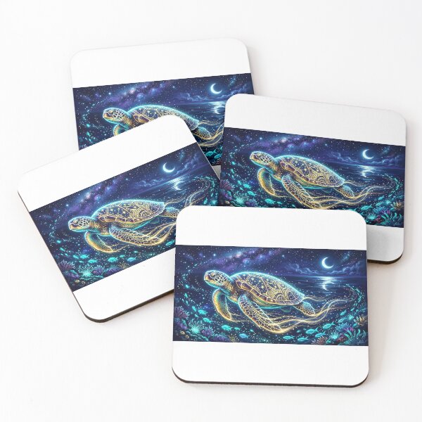Item preview, Celestial Honu — Guardian of the Stars designed and sold by Hawaii26.