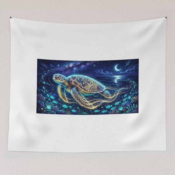 Item preview, Celestial Honu — Guardian of the Stars designed and sold by Hawaii26.