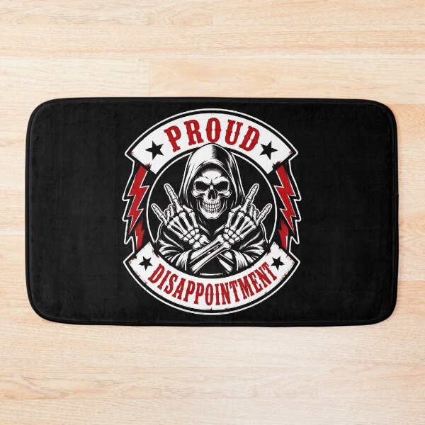 Item preview, Proud Disappointment Skeleton Middle Finger Funny Sarcastic designed and sold by leocreatives.