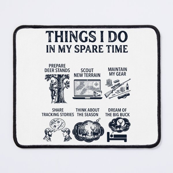 Item preview, Funny Hunting Lover Spare Time Activities designed and sold by dian-rody-crest.