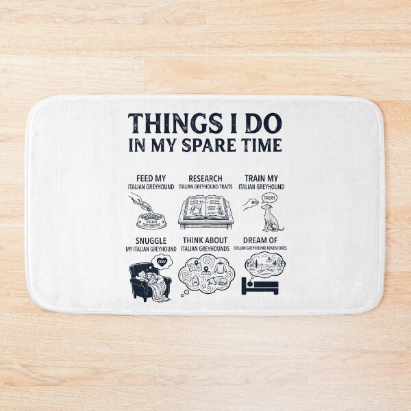 Item preview, Funny Italian Greyhound Lover Spare Time Activities designed and sold by dian-rody-crest.