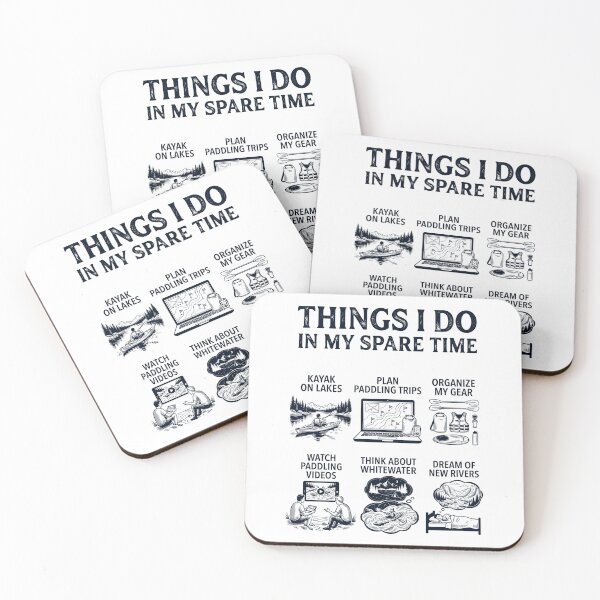 Item preview, Funny Kayaking Lover Spare Time Activities designed and sold by dian-rody-crest.