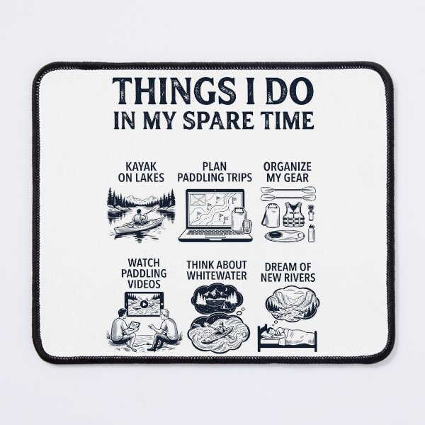 Item preview, Funny Kayaking Lover Spare Time Activities designed and sold by dian-rody-crest.