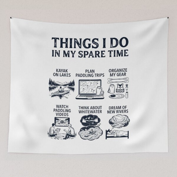 Item preview, Funny Kayaking Lover Spare Time Activities designed and sold by dian-rody-crest.