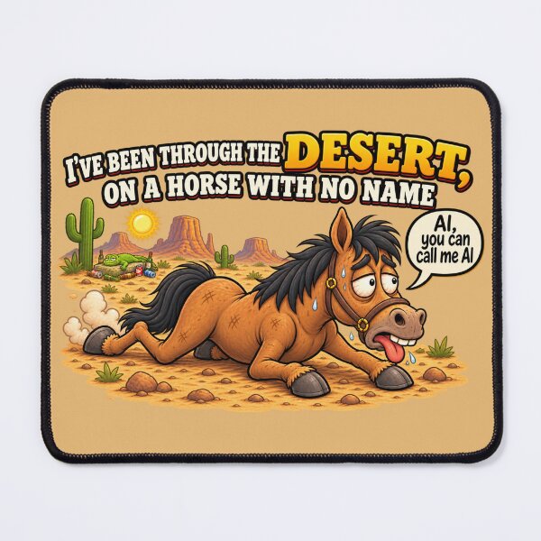 Item preview, Desert - horse with no name designed and sold by LaffinLair.