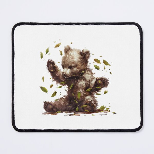 Item preview, Bear Cub | Cute Woodland Animal Watercolor Art designed and sold by Mandayartstudio.