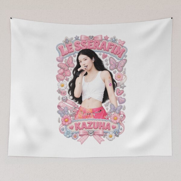 Item preview, Kazuha Center White Crop Pink Skirt designed and sold by Valereekmerch.