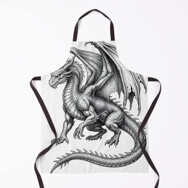 Item preview, Majestic Winged Dragon Fantasy Illustration designed and sold by DragonSerpent Ink.
