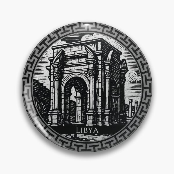 Item preview, Libya Vintage Woodcut Art designed and sold by Thistle-TShop.