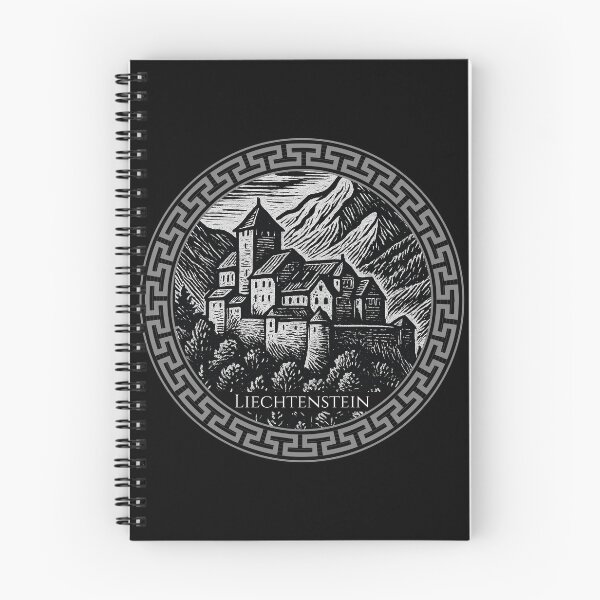 Item preview, Liechtenstein Vintage Woodcut Art designed and sold by Thistle-TShop.