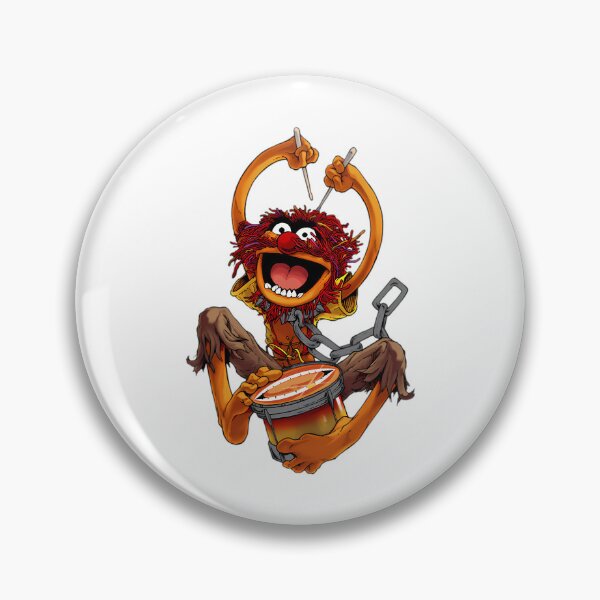 Item preview, Animal Muppets Drummer Electric Mayhem Retro Cartoon designed and sold by RakeshPatelArt.