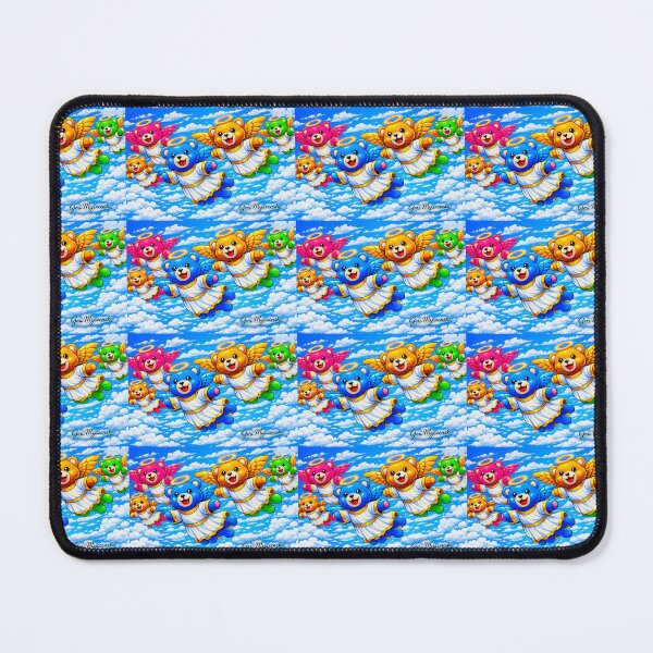 Item preview, Flying Teddy Angel Parade – Colorful Cartoon Sky Art designed and sold by The Art Queen Of Michigan .