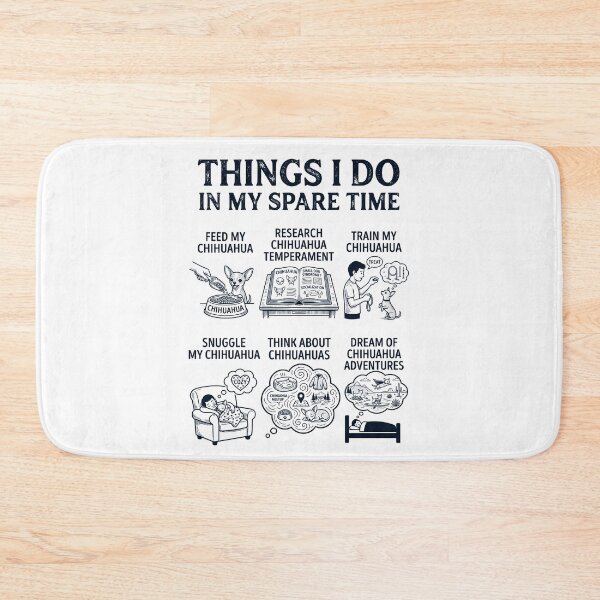 Item preview, Funny Chihuahua Lover Spare Time Activities designed and sold by dian-rody-crest.