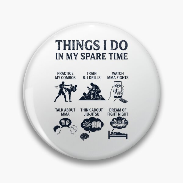 Item preview, Funny Mixed Martial Arts Lover Spare Time Activities designed and sold by dian-rody-crest.