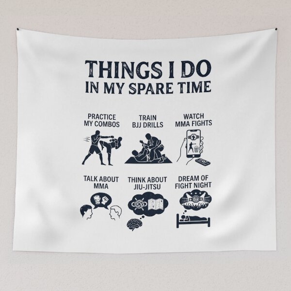 Item preview, Funny Mixed Martial Arts Lover Spare Time Activities designed and sold by dian-rody-crest.