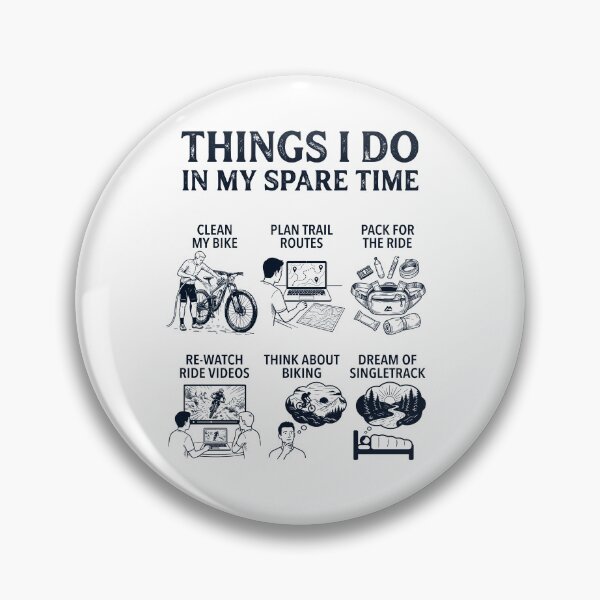 Item preview, Funny Mountain Biking Lover Spare Time Activities designed and sold by dian-rody-crest.