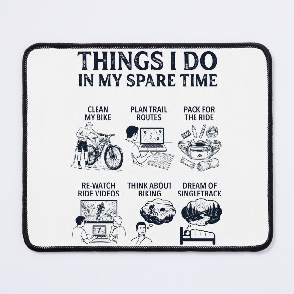 Item preview, Funny Mountain Biking Lover Spare Time Activities designed and sold by dian-rody-crest.