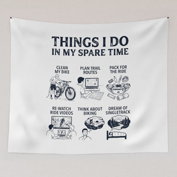 Item preview, Funny Mountain Biking Lover Spare Time Activities designed and sold by dian-rody-crest.
