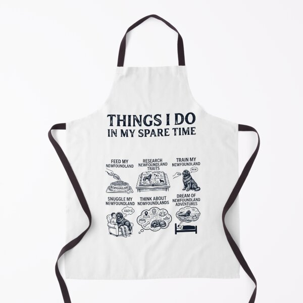 Item preview, Funny Newfoundland Lover Spare Time Activities designed and sold by dian-rody-crest.