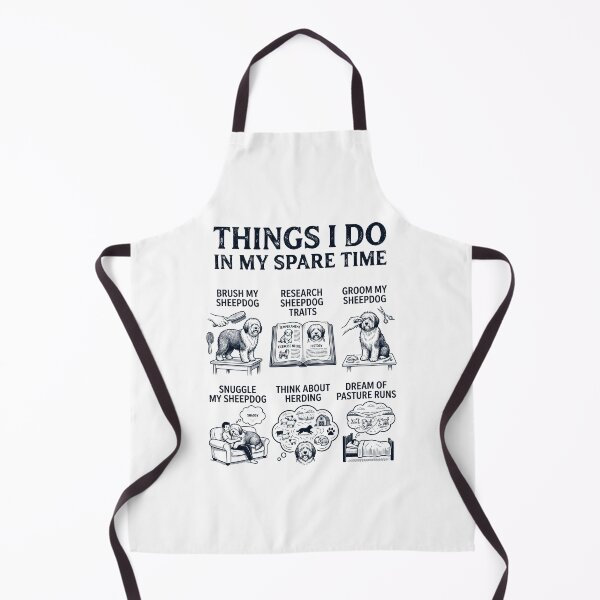 Item preview, Funny Old English Sheepdog Lover Spare Time Activities designed and sold by dian-rody-crest.