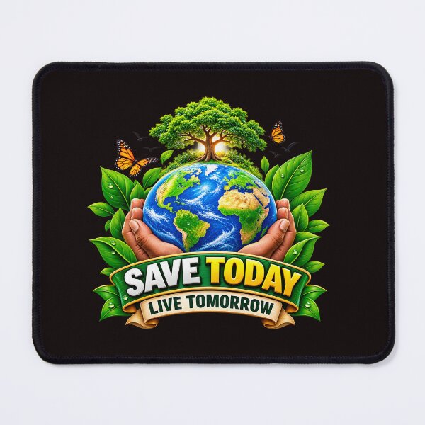 Item preview, Eco‑friendly: SAVE TODAY LIVE TOMORROW designed and sold by Techtricksgh.