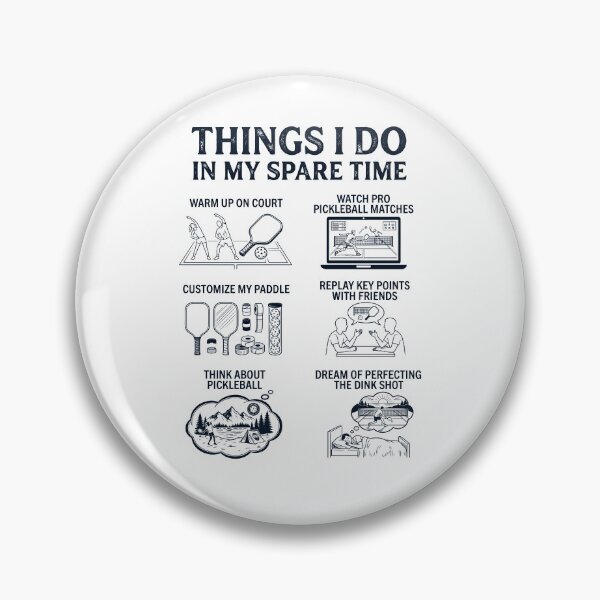 Item preview, Funny Pickleball Lover Spare Time Activities designed and sold by dian-rody-crest.