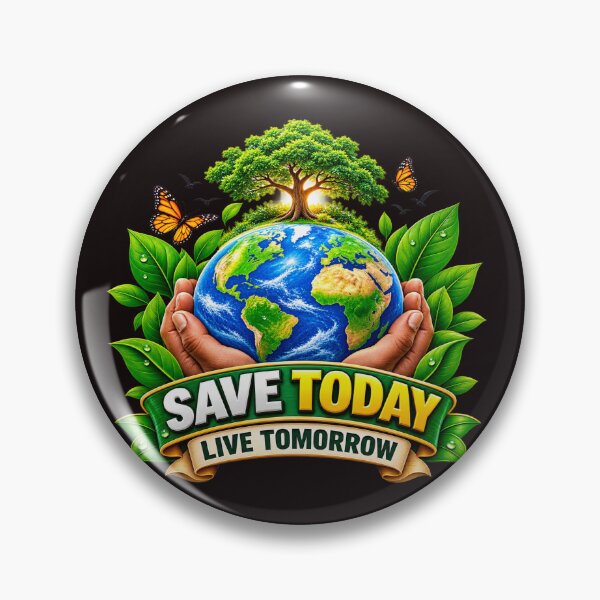 Item preview, Eco‑friendly: SAVE TODAY LIVE TOMORROW designed and sold by Techtricksgh.