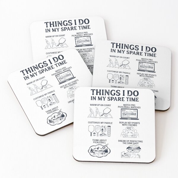 Item preview, Funny Pickleball Lover Spare Time Activities designed and sold by dian-rody-crest.