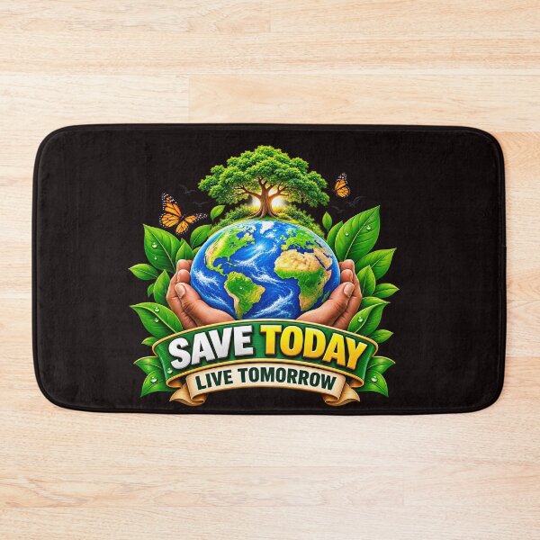 Item preview, Eco‑friendly: SAVE TODAY LIVE TOMORROW designed and sold by Techtricksgh.