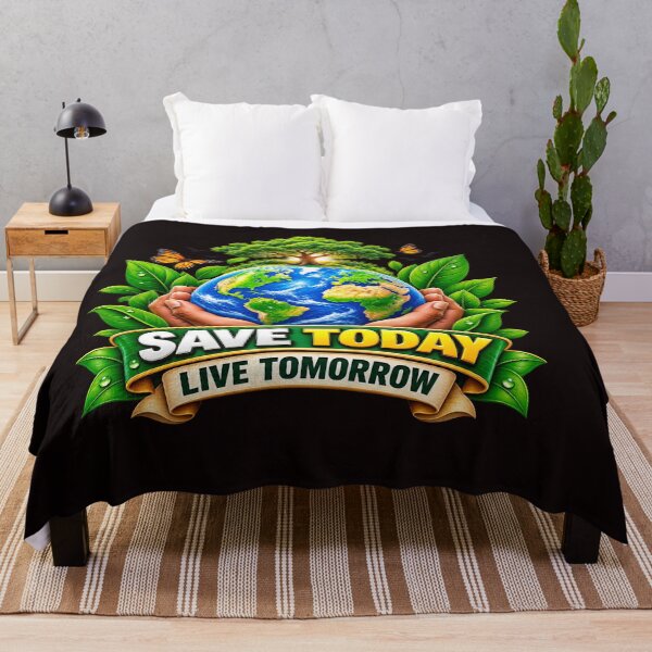 Item preview, Eco‑friendly: SAVE TODAY LIVE TOMORROW designed and sold by Techtricksgh.