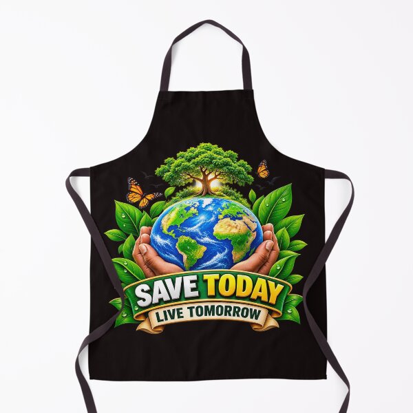 Item preview, Eco‑friendly: SAVE TODAY LIVE TOMORROW designed and sold by Techtricksgh.