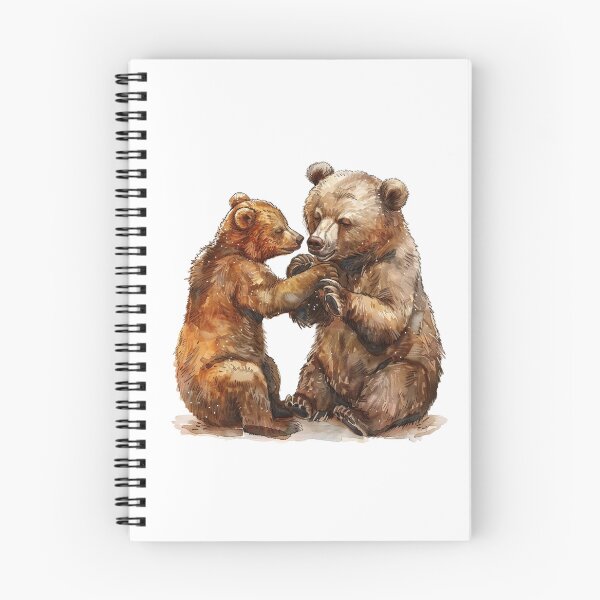 Item preview, Bear Cub | Cute Woodland Animal Watercolor Art designed and sold by Mandayartstudio.