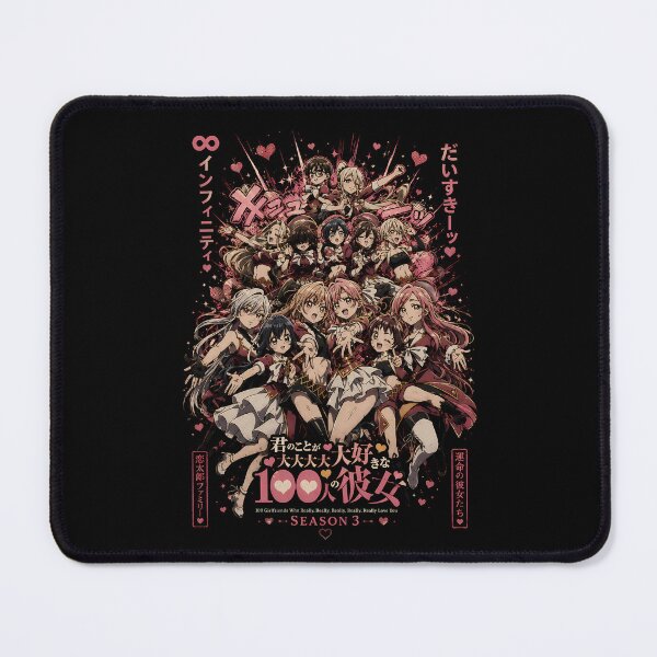 Item preview, 100 Girlfriends Season 3 Romantic Comedy Anime Art designed and sold by SirLivy.