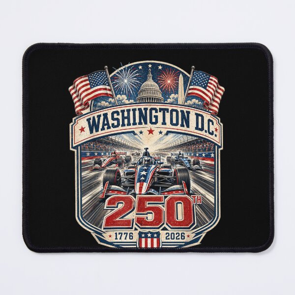 Item preview, Washington DC 250 Mile Street Circuit Racing 1776 2026 designed and sold by Juansustait.
