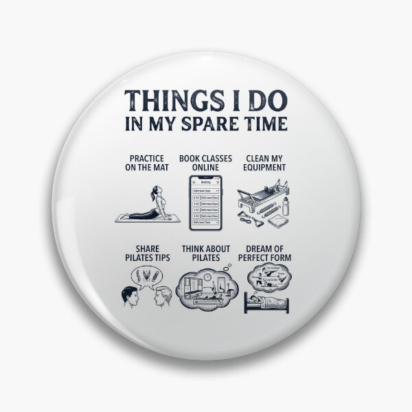 Item preview, Funny Pilates Lover Spare Time Activities designed and sold by dian-rody-crest.