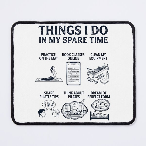 Item preview, Funny Pilates Lover Spare Time Activities designed and sold by dian-rody-crest.