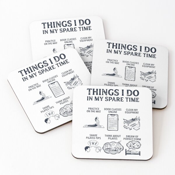 Item preview, Funny Pilates Lover Spare Time Activities designed and sold by dian-rody-crest.