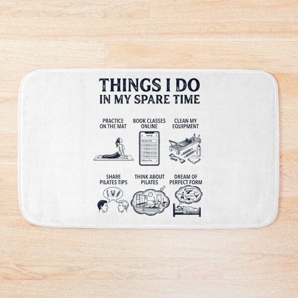 Item preview, Funny Pilates Lover Spare Time Activities designed and sold by dian-rody-crest.