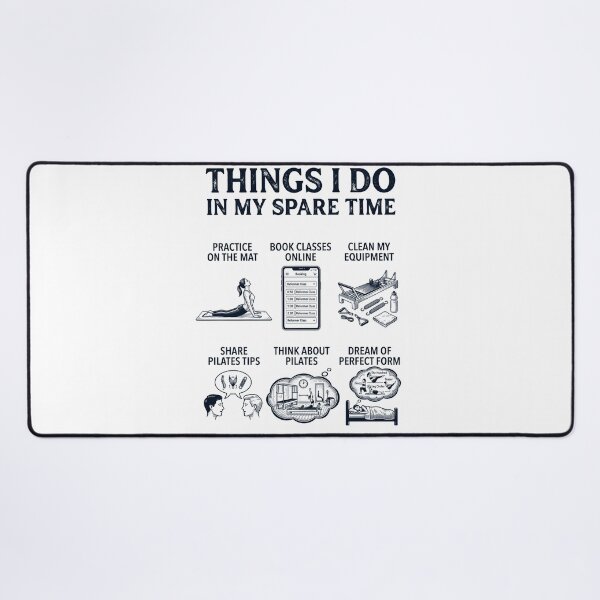 Item preview, Funny Pilates Lover Spare Time Activities designed and sold by dian-rody-crest.